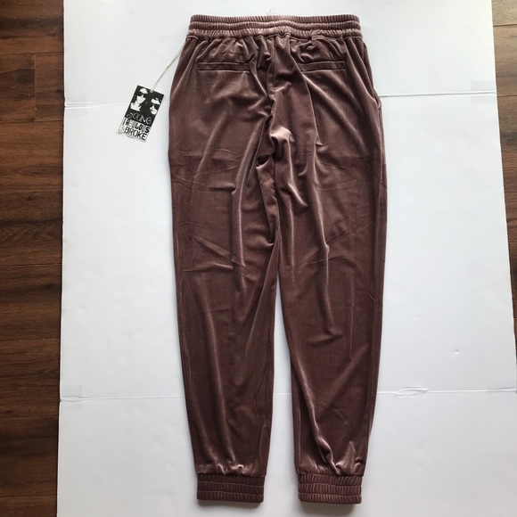 YOUNG FABULOUS & BROKE NWT Ollie Velvet Jogger - Picture 6 of 7